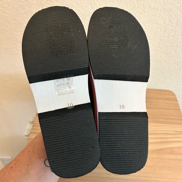 Jeffrey Campbell Wavin Rainbow Platform Flip Flop Size 10 - Picture 3 of 8